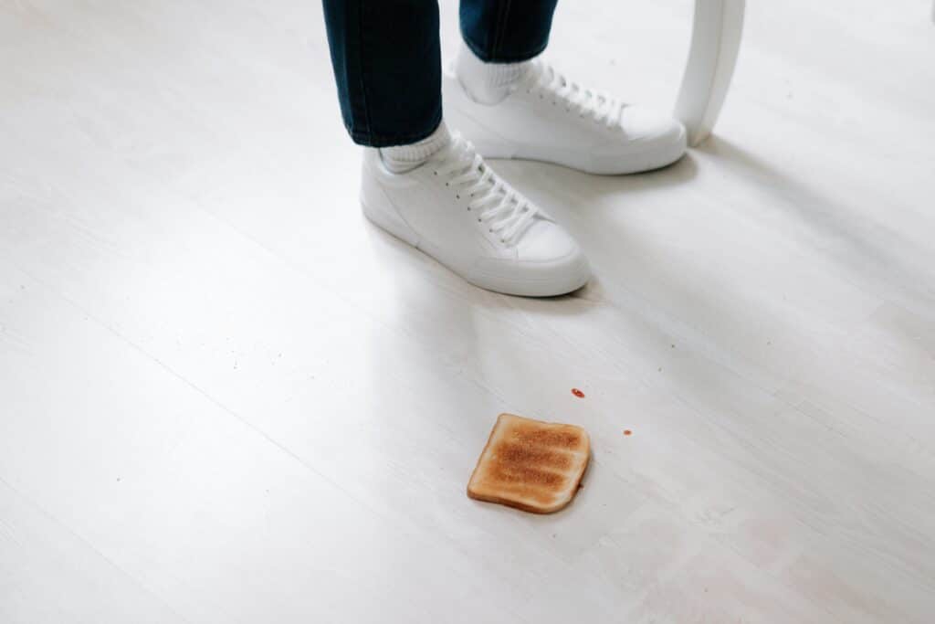 Cleaning & Maintaining Vinyl Flooring in Your Living Room: A Simple Guide_WoodOrigins_FoodStain
