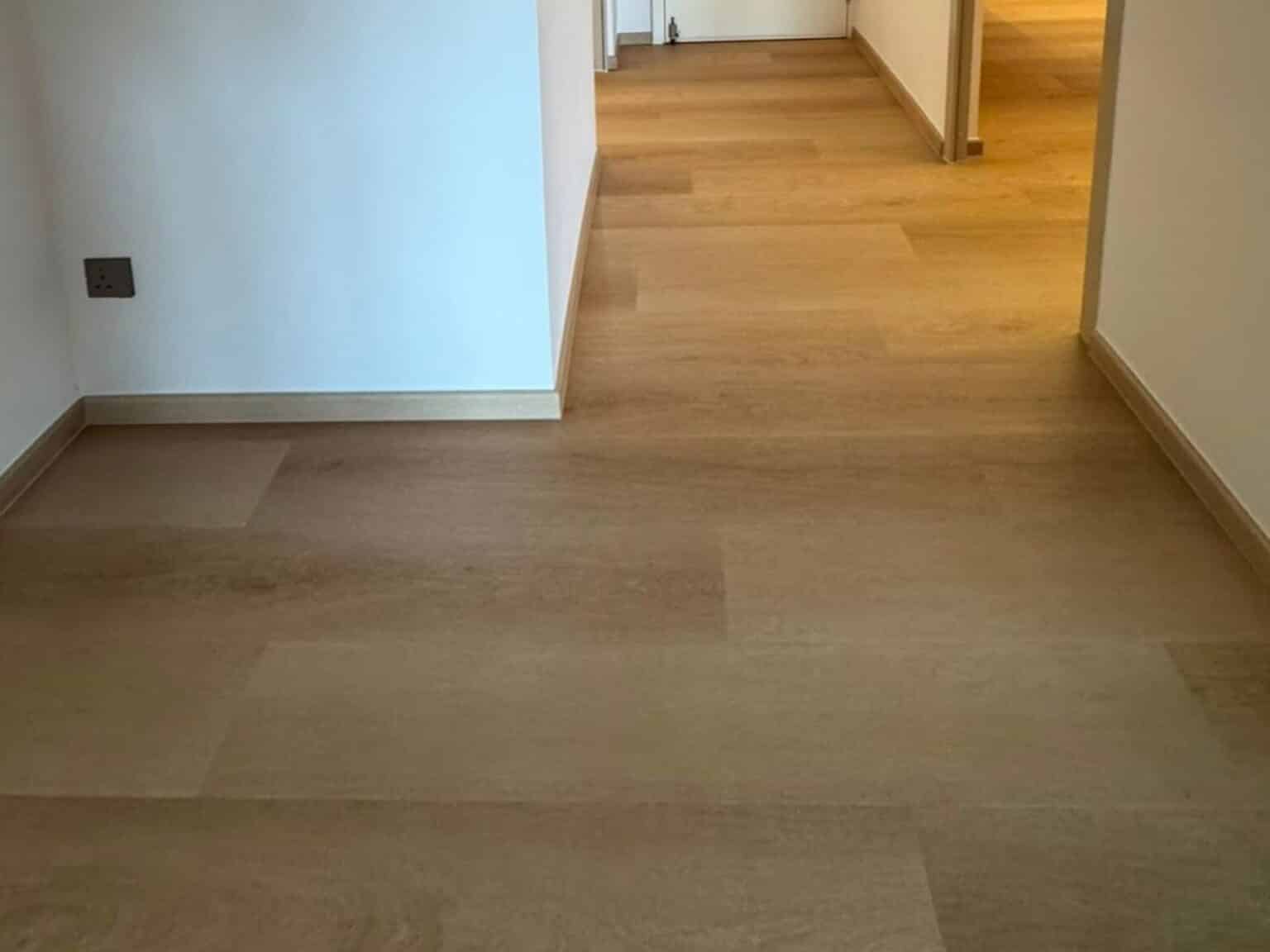Danube Oak vinyl flooring in a hallway