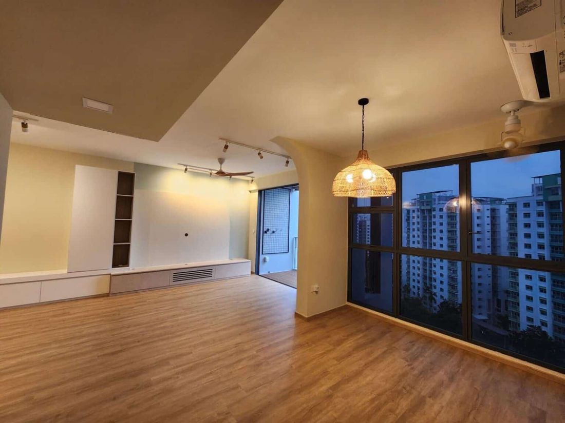 Estuary Oak vinyl flooring at Blk 31A Punggol Field